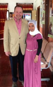 Tim Landers, RN, PhD, from Ohio State’s College of Nursing and Nora Mohammed, MSc, from University of Gondar -- an infection prevention hero!